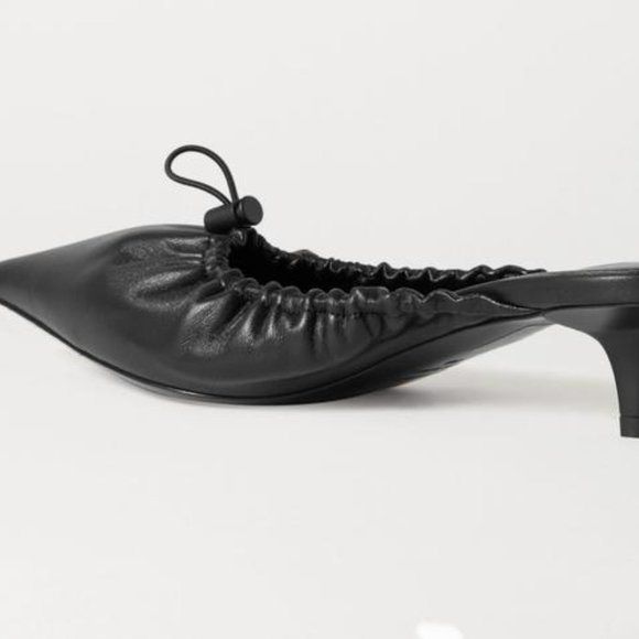 Balenciaga Scrunch K Mule Nappa Shoes Size 38 - Picture 3 of 4